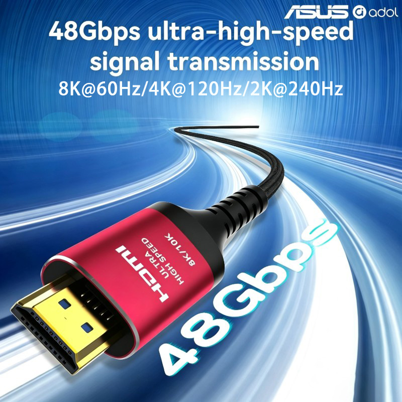Hdmi 2.1 Cable 8K 60Hz 48Gbps Earc - كابل HDMI 2.1 فائق السرعة من