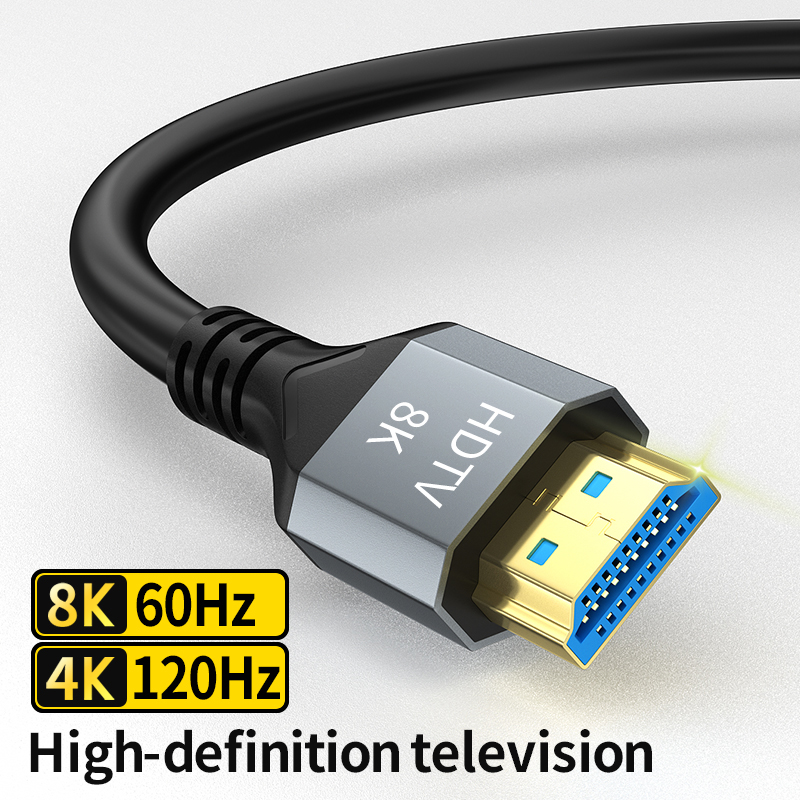 Hdmi 2.1 Cable 8K 60Hz 48Gbps Earc - 8K HDMI 2.1 كابل 4K @