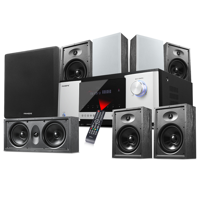 Home Theater System 7.1 Surround Sound - نظام مسرح منزلي مدمج في الحائط