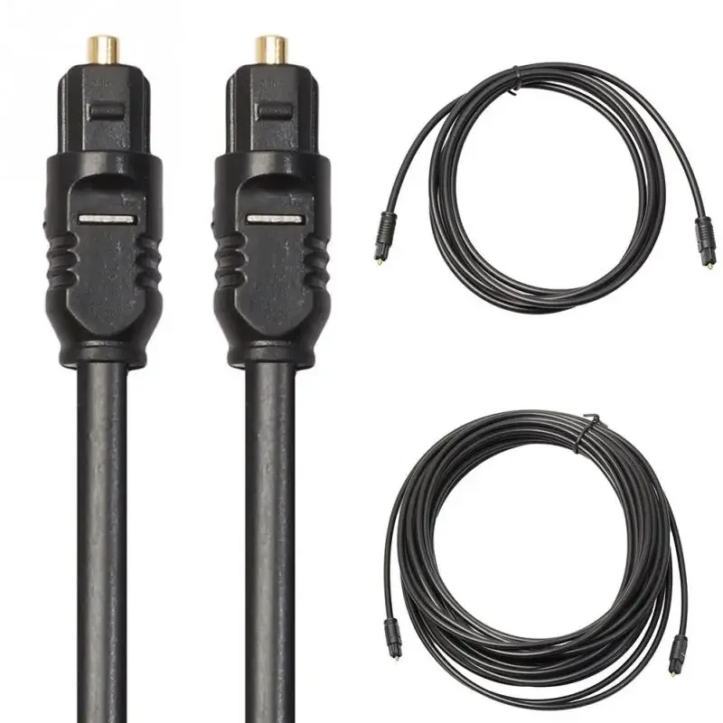 Optical Audio Cable Toslink Gold Plated - كابل SPDIF MD DVD جديد عالي