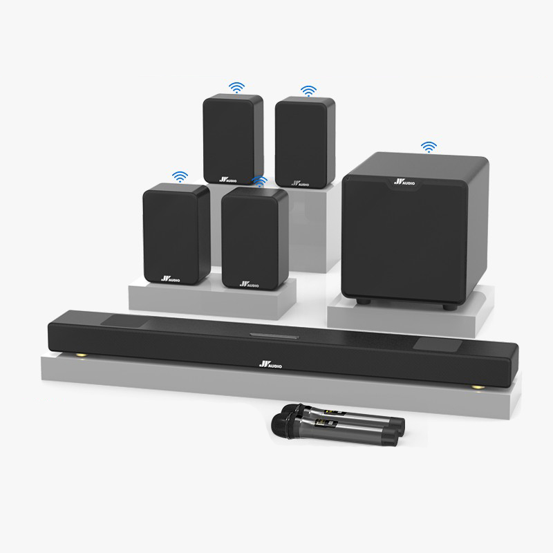 Home Theater System 7.1 Surround Sound - نظام مكبرات صوت 7.1 للمسرح المنزلي،