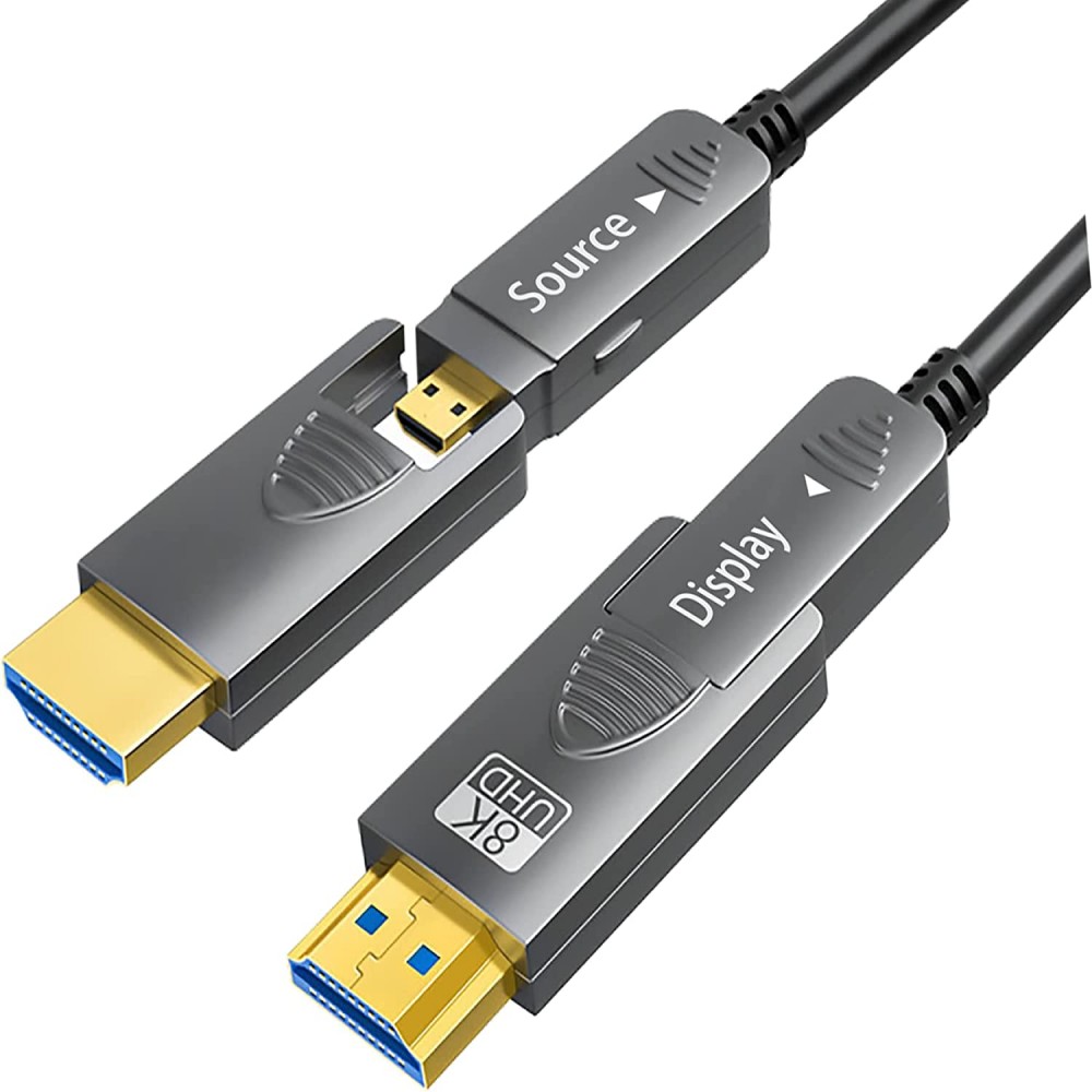 Hdmi 2.1 Cable 8K 60Hz 48Gbps Earc - كابل HDMI 2.1 من الألياف البصرية