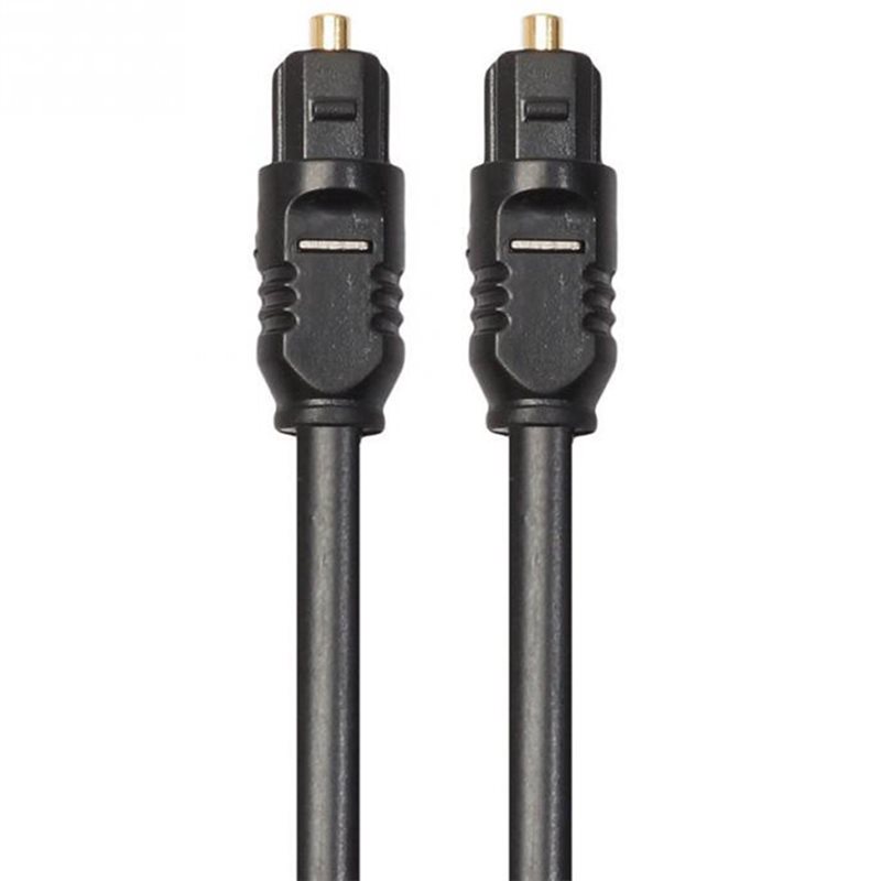 Optical Audio Cable Toslink Gold Plated - كابل صوت رقمي بصري Toslink مطلي