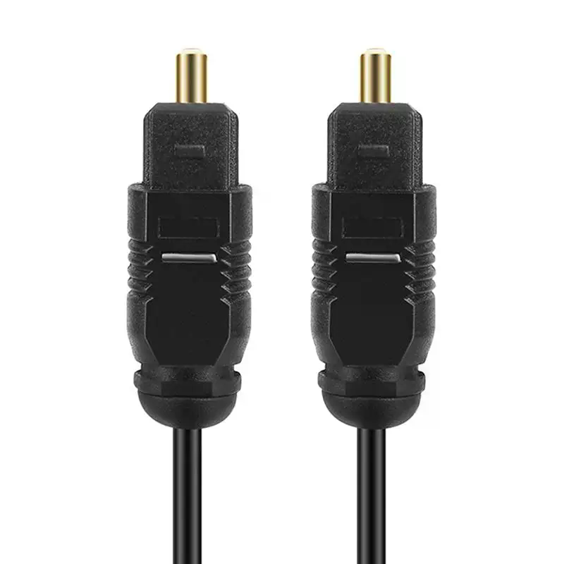 كابل صوت رقمي بصري مطلي بالذهب - مراجعة Optical Audio Cable Toslink Gold Plated وسعره