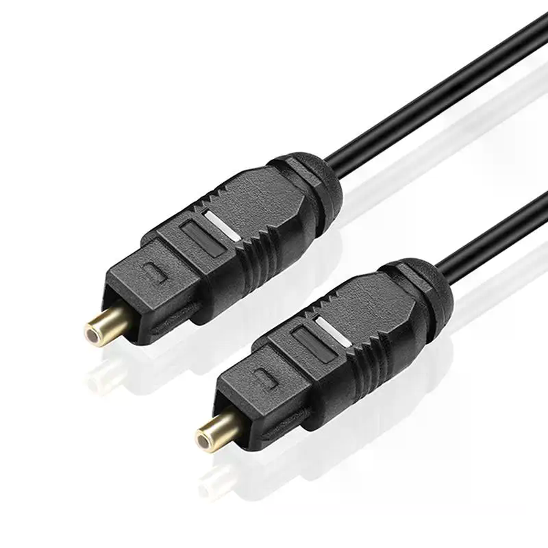 كابل صوت رقمي بصري مطلي بالذهب - مراجعة Optical Audio Cable Toslink Gold Plated وسعره