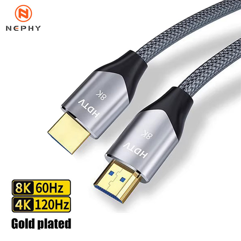 كابل HDMI 2.1 بدقة 8K، سرعة نق - مراجعة Hdmi 2.1 Cable 8K 60Hz 48Gbps Earc وسعره