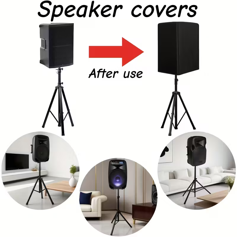 أغطية سماعات متينة سوداء من قم - مراجعة Soundbar Wall Mount Bracket Universal وسعره