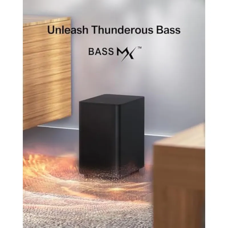 مكبر صوت محيطي 5.1 قناة مع مكب - مراجعة Soundbar With Wireless Subwoofer 5.1Ch وسعره