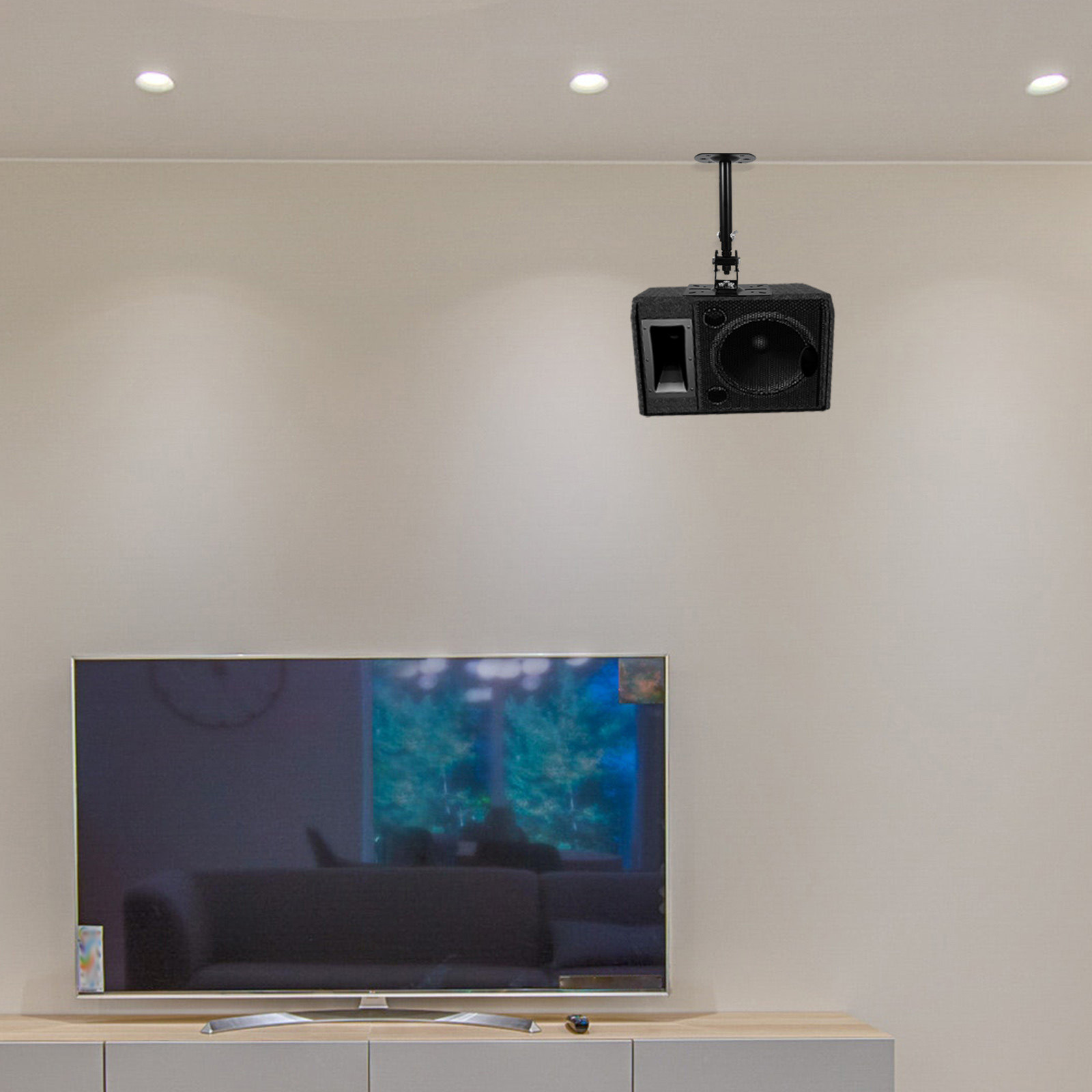 حامل سماعة قوي وقابل للتعديل،  - مراجعة Speaker Wall Ceiling Mount Bracket وسعره