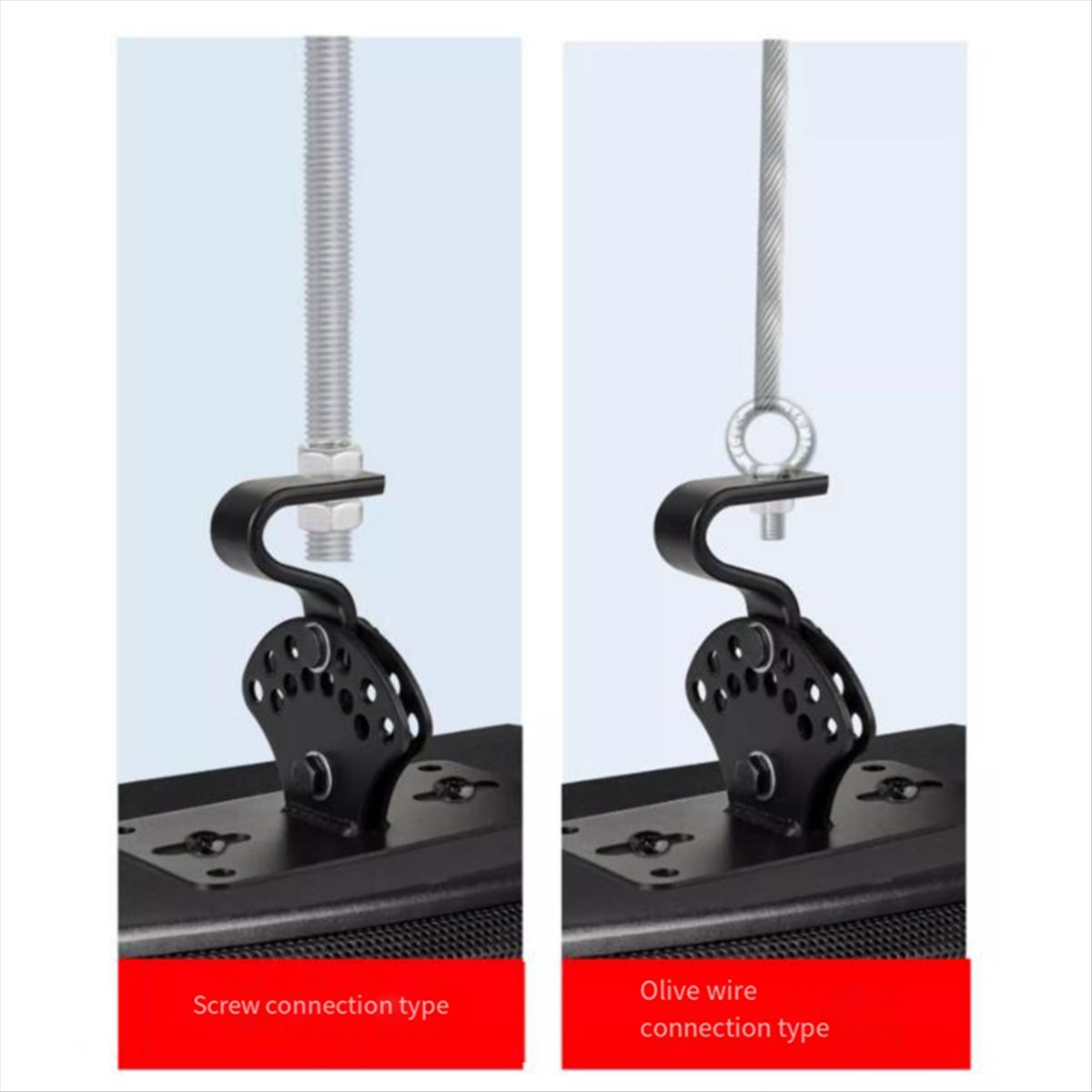 RISE - قطعتان من حوامل السماعا - مراجعة Speaker Wall Ceiling Mount Bracket وسعره