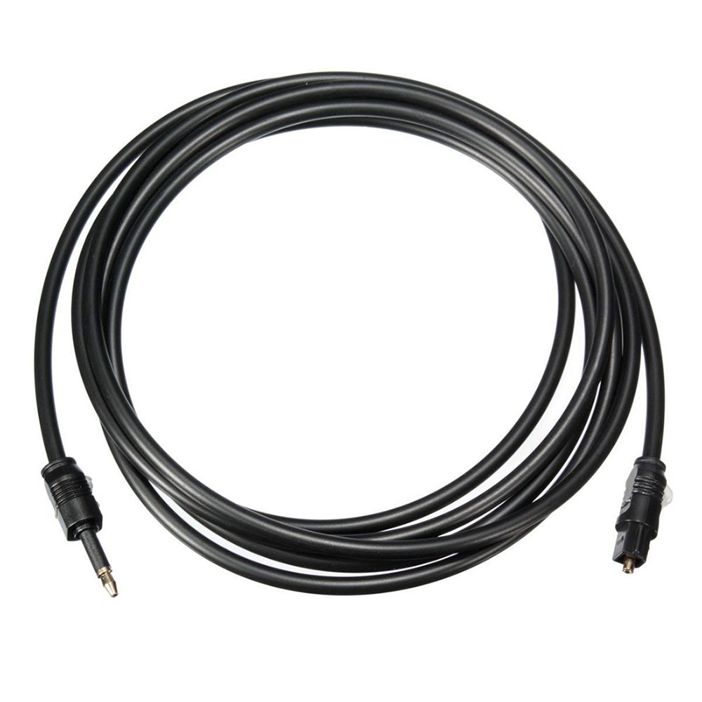 3.5 مللي متر التوصيل إلى Tosli - مراجعة Optical Audio Cable Toslink Gold Plated وسعره