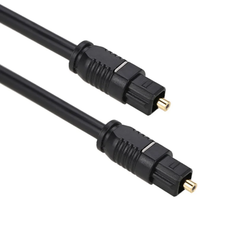 كابل صوت رقمي من الألياف الضوئ - مراجعة Optical Audio Cable Toslink Gold Plated وسعره