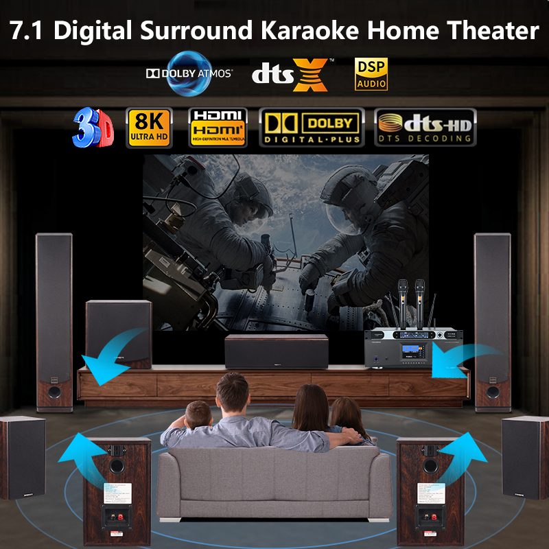 نظام مسرح منزلي 7.1 قناة مع صو - مراجعة Home Theater System 7.1 Surround Sound وسعره