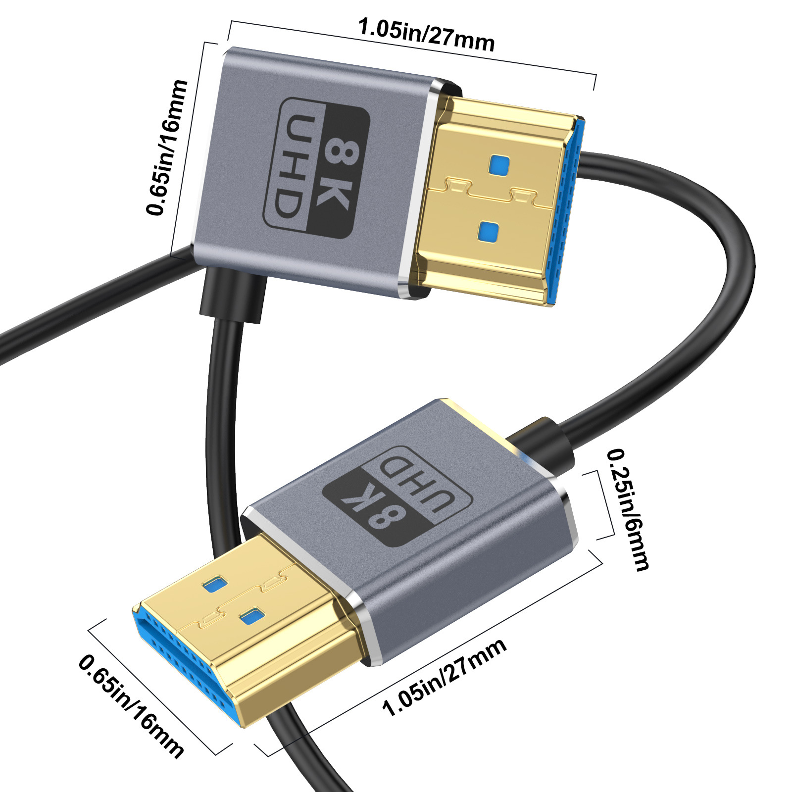 كابل HDMI 8K HDMI 2.1 محوري عا - مراجعة Hdmi 2.1 Cable 8K 60Hz 48Gbps Earc وسعره