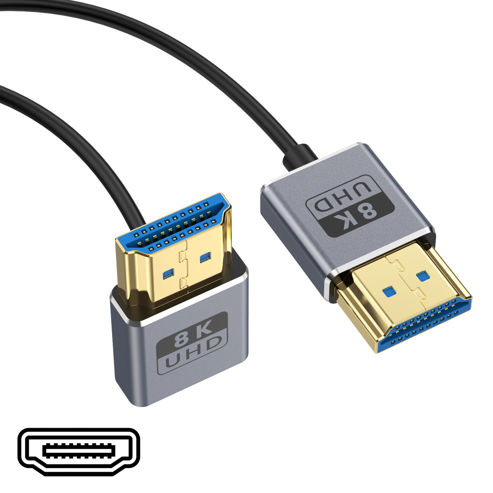 كابل HDMI 8K HDMI 2.1 محوري عا - مراجعة Hdmi 2.1 Cable 8K 60Hz 48Gbps Earc وسعره