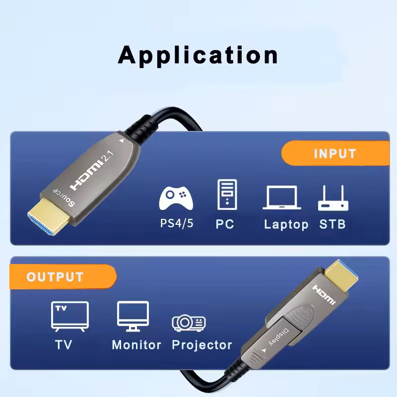 8K ألياف بصرية قابلة للفصل HDM - مراجعة Hdmi 2.1 Cable 8K 60Hz 48Gbps Earc وسعره