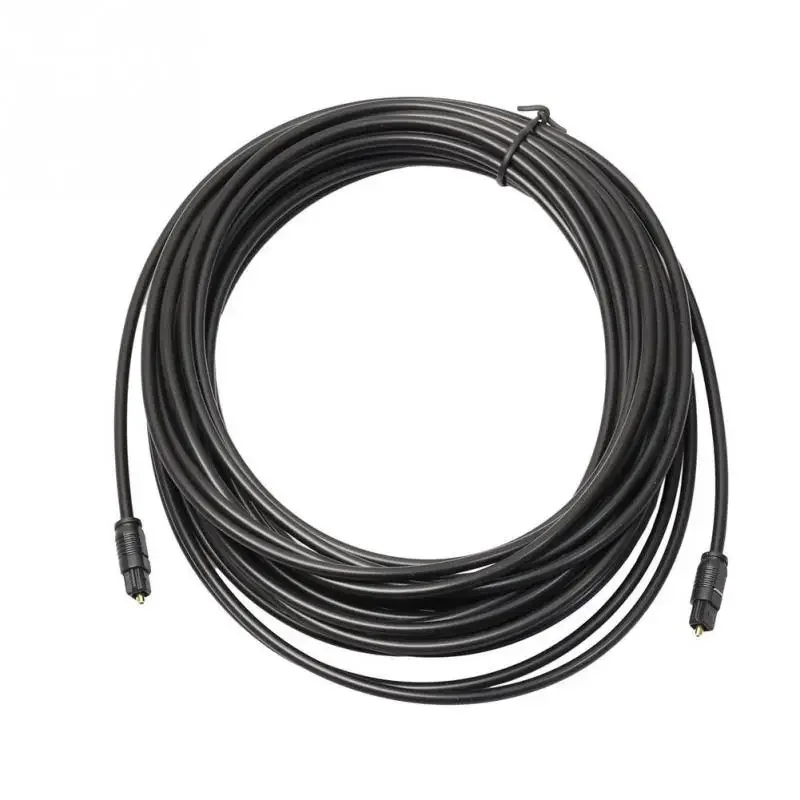 كابل صوت رقمي من الألياف البصر - مراجعة Optical Audio Cable Toslink Gold Plated وسعره