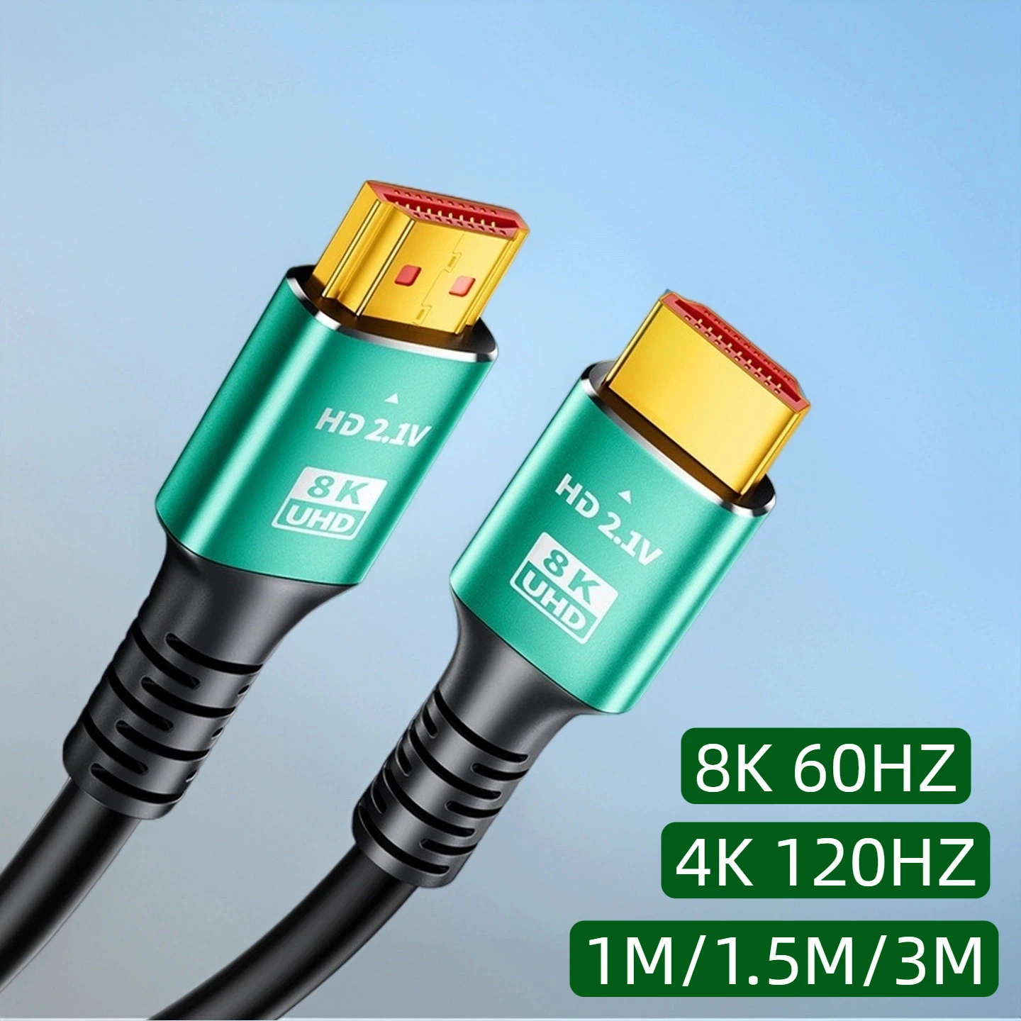 كابل HDMI متوافق مع دقة 8K، يد - مراجعة Hdmi 2.1 Cable 8K 60Hz 48Gbps Earc وسعره