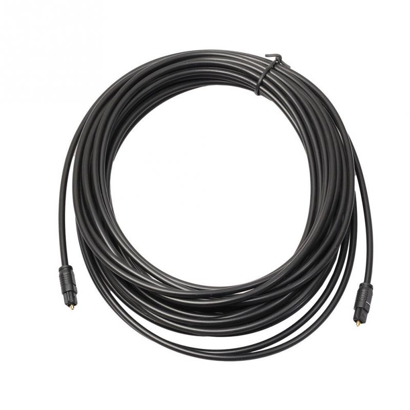 كابل صوت ضوئي رقمي Toslink ، م - مراجعة Optical Audio Cable Toslink Gold Plated وسعره