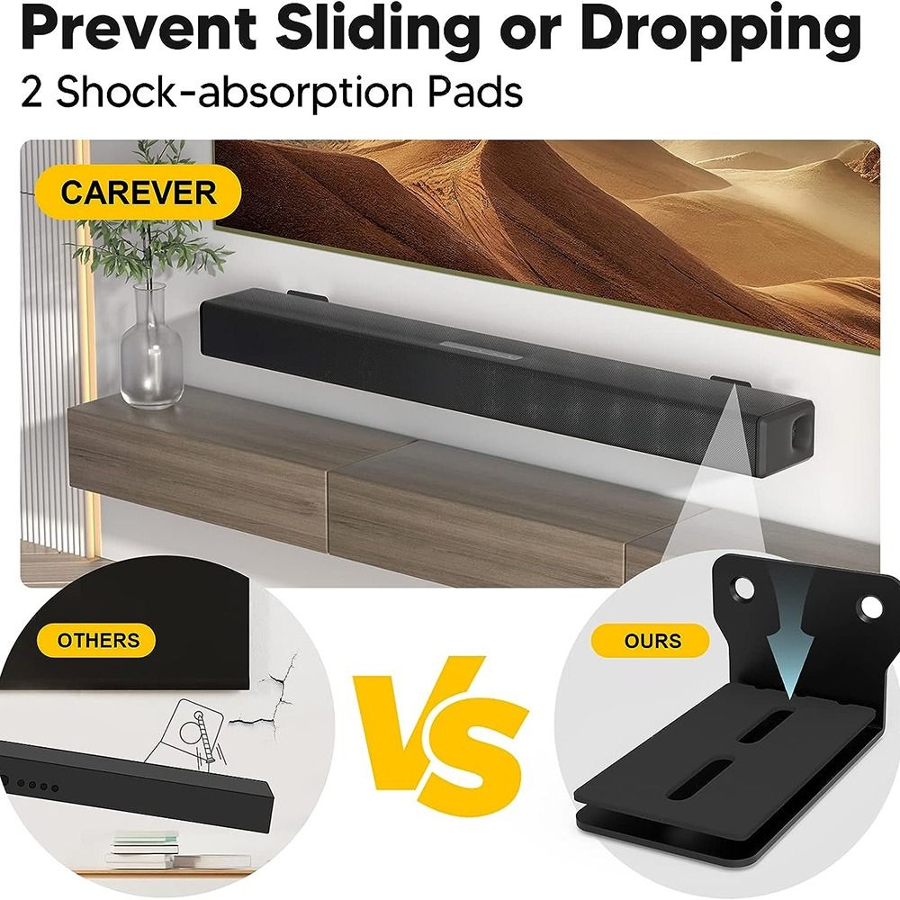 دعامات حائط مثبتة على شريط الص - مراجعة Soundbar Wall Mount Bracket Universal وسعره