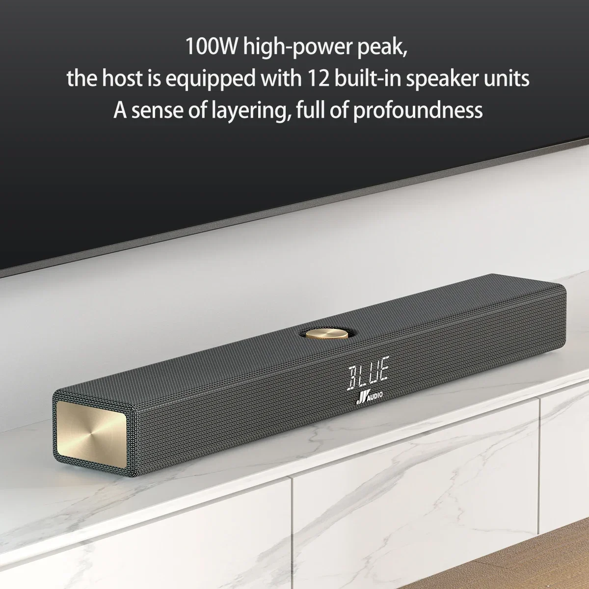 نظام صوتي منزلي 5.1 قناة مع مك - مراجعة Soundbar With Wireless Subwoofer 5.1Ch وسعره