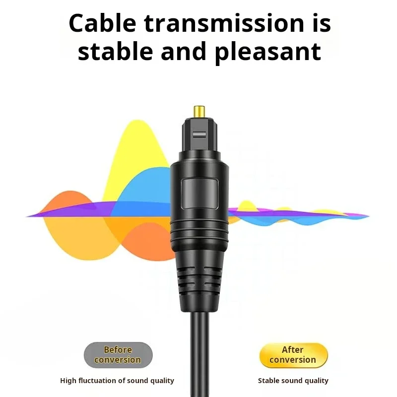 Spdif كابل الصوت البصري الرقمي - مراجعة Optical Audio Cable Toslink Gold Plated وسعره
