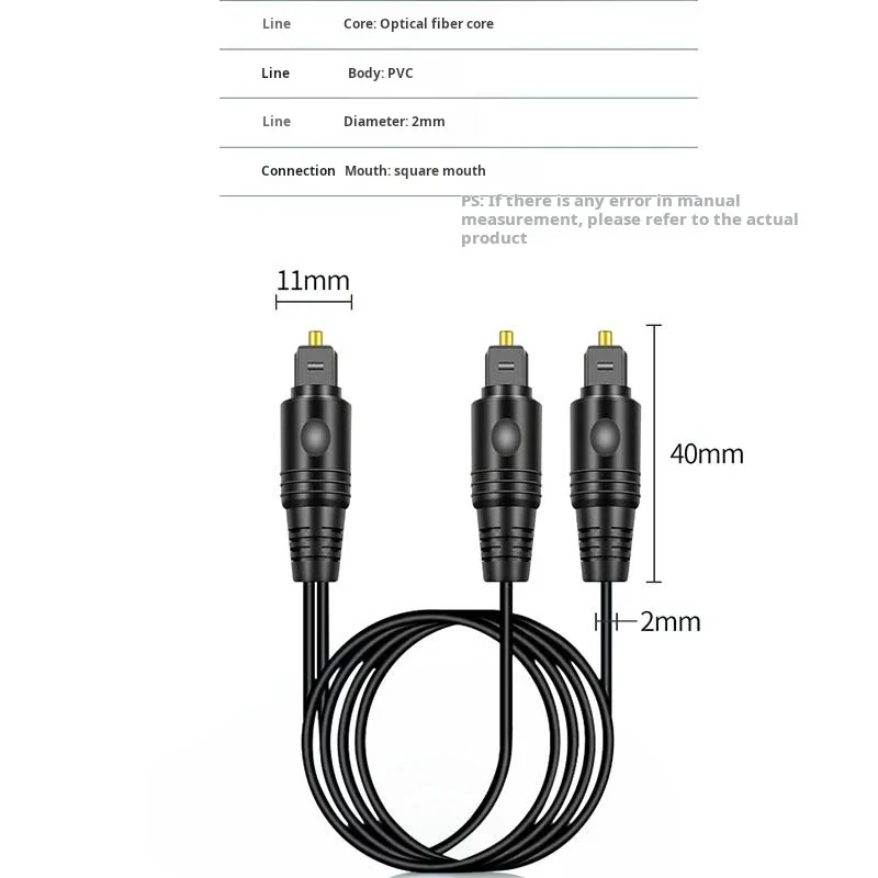 Spdif كابل الصوت البصري الرقمي - مراجعة Optical Audio Cable Toslink Gold Plated وسعره