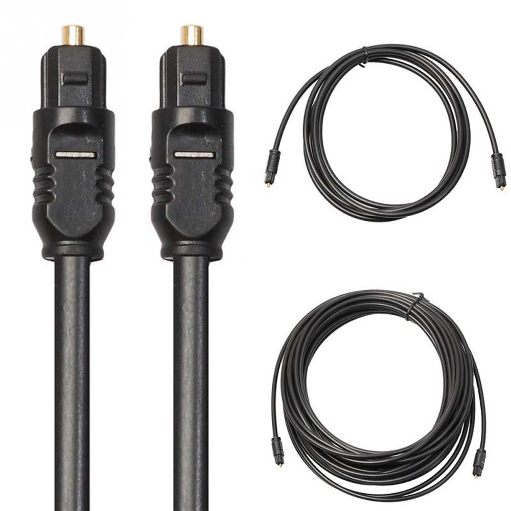 كابل صوتي بصري رقمي لـ Toslink - مراجعة Optical Audio Cable Toslink Gold Plated وسعره