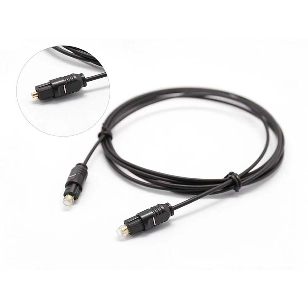كابل صوتي بصري رقمي لـ Toslink - مراجعة Optical Audio Cable Toslink Gold Plated وسعره