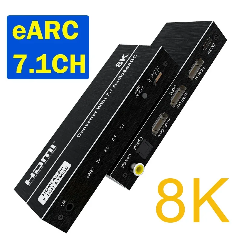 محول صوت HDMI EARC بدقة 8K و60 - مراجعة Dolby Atmos Soundbar Hdmi Earc وسعره
