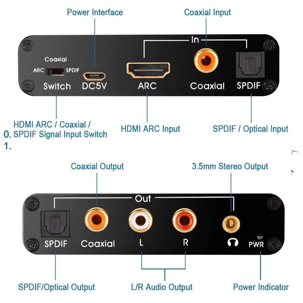 192 كيلو هرتز ARC DAC مستخرج ا - مراجعة Dolby Atmos Soundbar Hdmi Earc وسعره