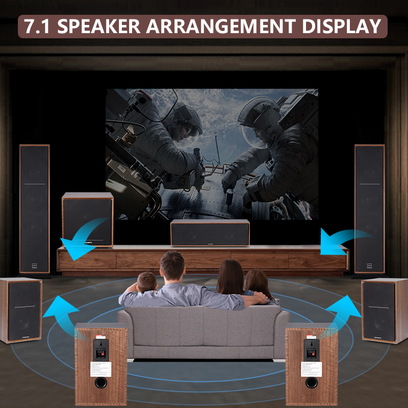 نظام مسرح منزلي 7.1 قنوات مع ص - مراجعة Home Theater System 7.1 Surround Sound وسعره