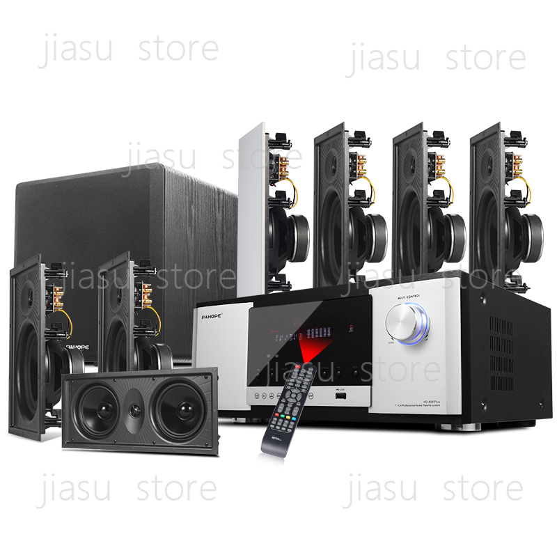 نظام مسرح منزلي مدمج في الجدار - مراجعة Home Theater System 7.1 Surround Sound وسعره