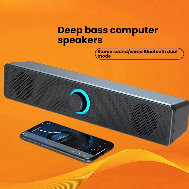 مكبر صوت ستيريو للكمبيوتر مع م - مراجعة Compact Soundbar For Pc Monitor وسعره