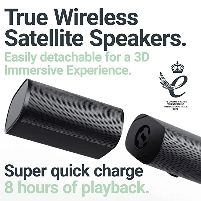مكبر صوت لاسلكي 5.1 قناة، ساون - مراجعة Soundbar With Wireless Subwoofer 5.1Ch وسعره