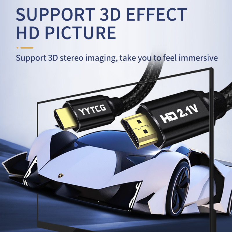سلك كابل HDMI 2.1 للتلفزيون عا - مراجعة Hdmi 2.1 Cable 8K 60Hz 48Gbps Earc وسعره
