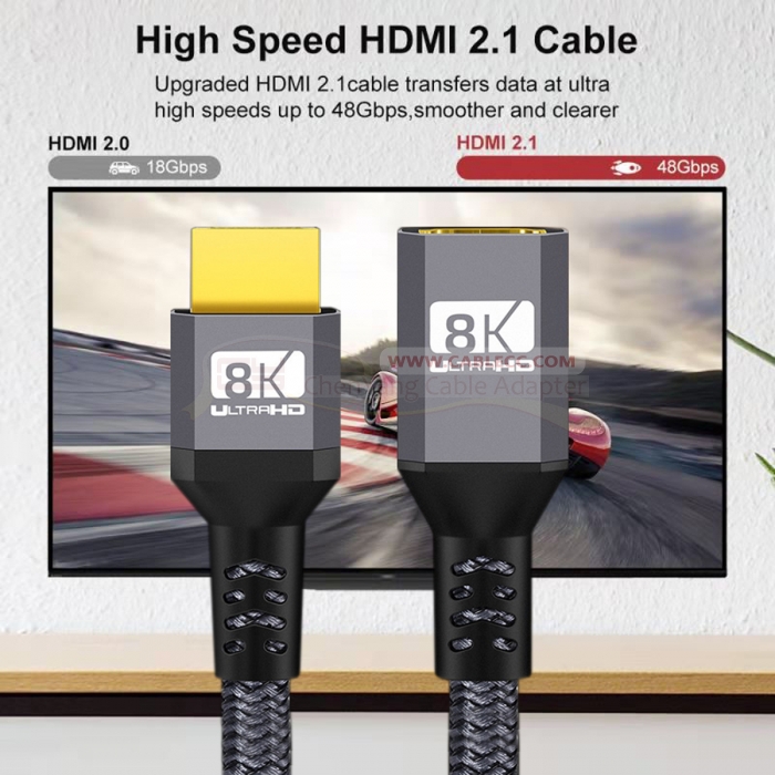 كابل موسع HDMI متوافق مع ذكر إ - مراجعة Hdmi 2.1 Cable 8K 60Hz 48Gbps Earc وسعره