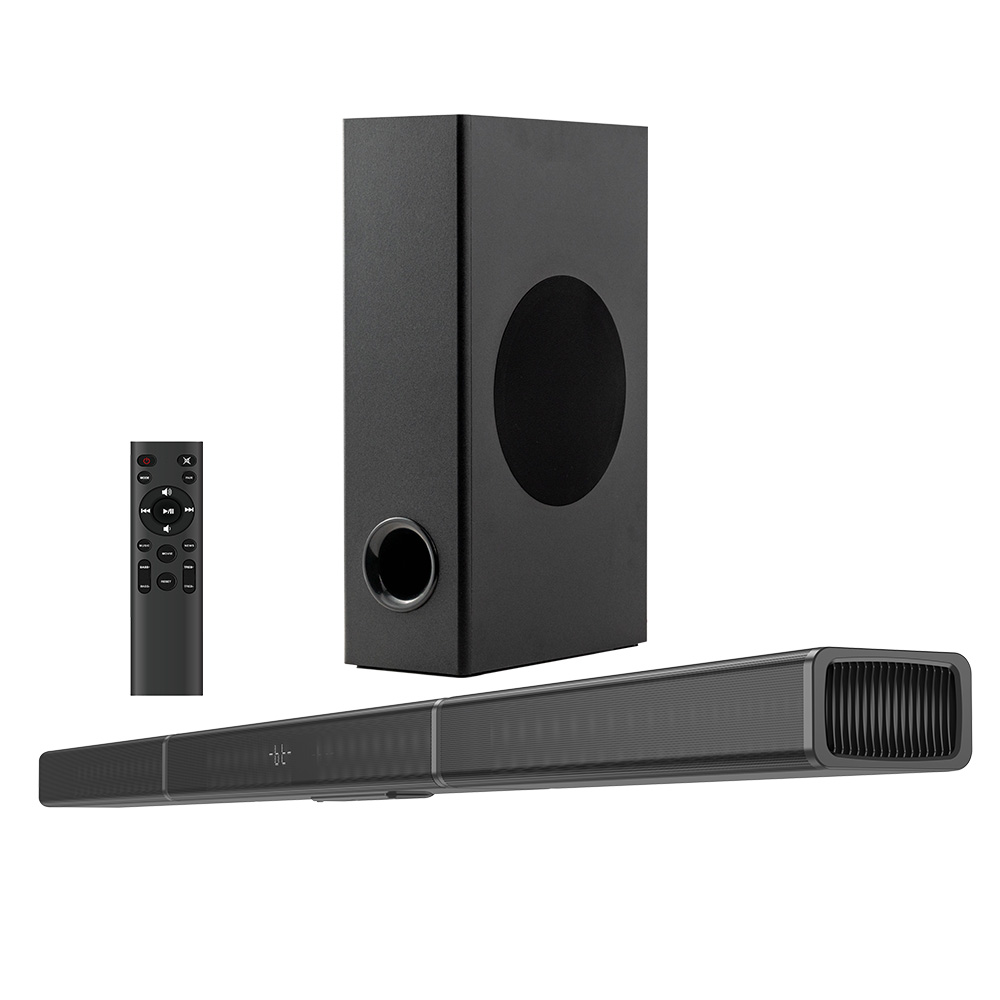 مكبر صوت لاسلكي من سامترونيك ب - مراجعة Soundbar With Wireless Subwoofer 5.1Ch وسعره